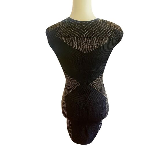 RVN Golden Hour Sheath Mini Black Dress Size 4 MSRP: $450 - Picture 8 of 10